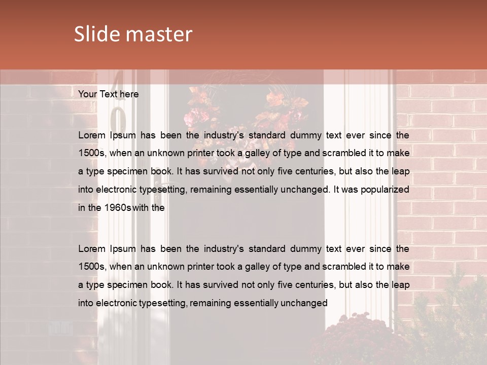 Grandmother Holding Hands Two PowerPoint Template