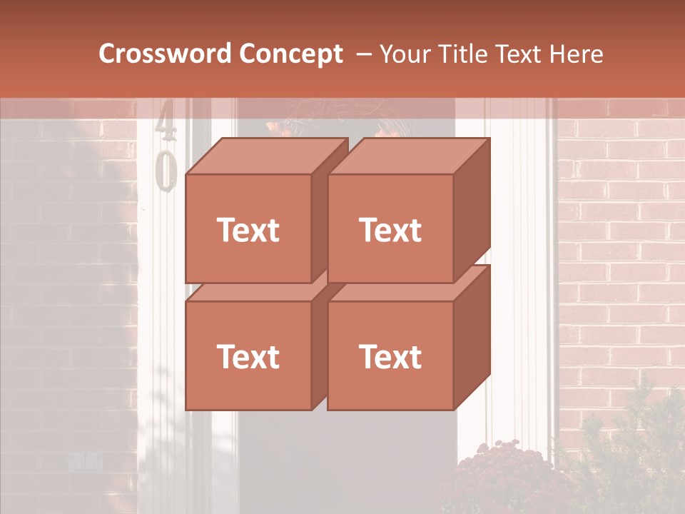 Grandmother Holding Hands Two PowerPoint Template