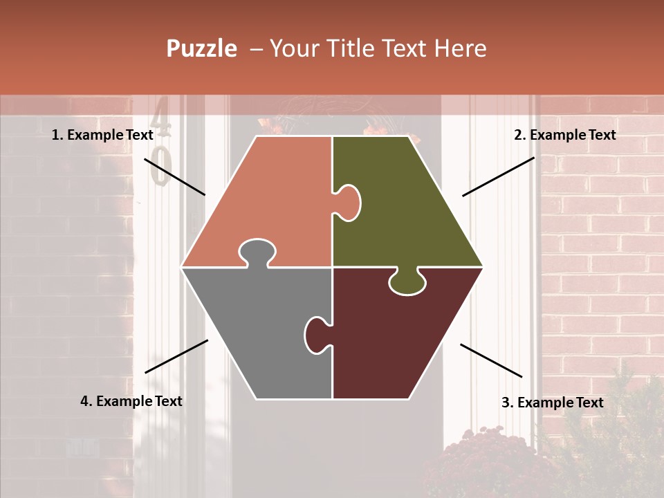 Grandmother Holding Hands Two PowerPoint Template