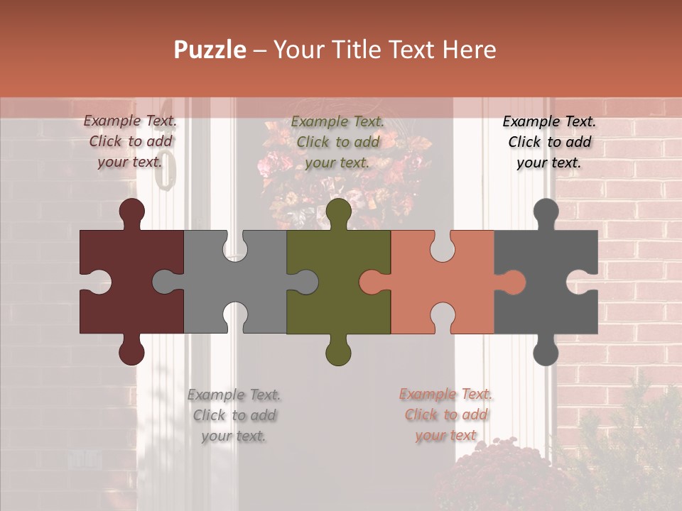 Grandmother Holding Hands Two PowerPoint Template