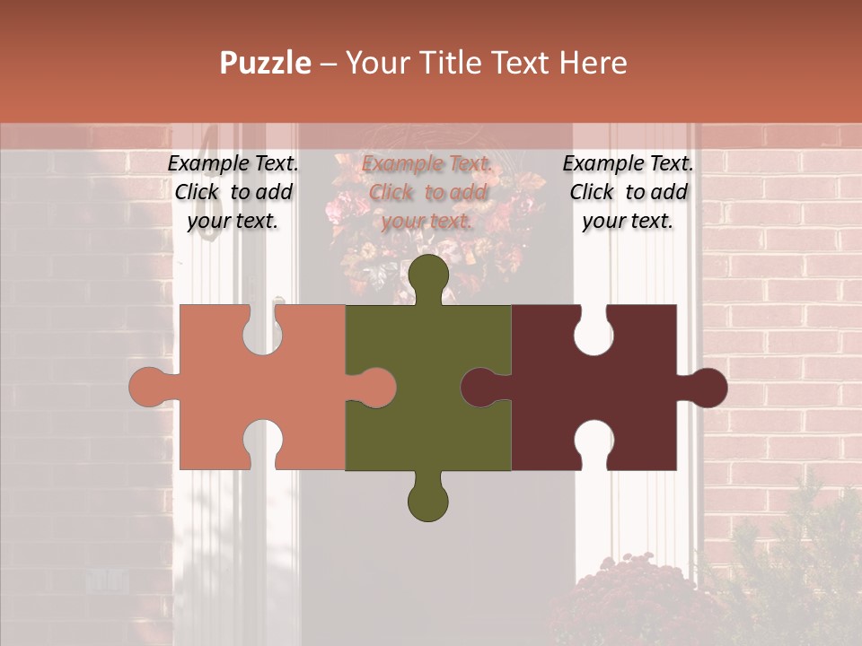 Grandmother Holding Hands Two PowerPoint Template