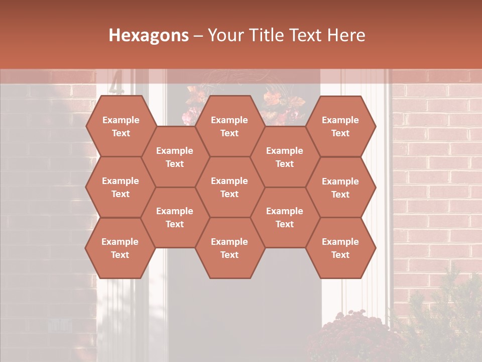 Grandmother Holding Hands Two PowerPoint Template