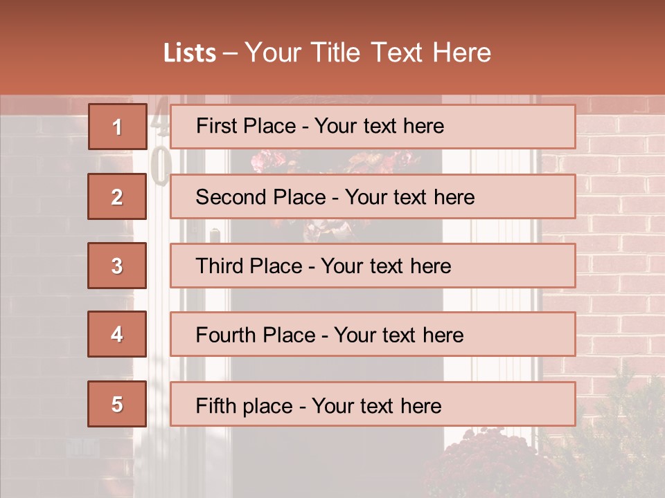 Grandmother Holding Hands Two PowerPoint Template