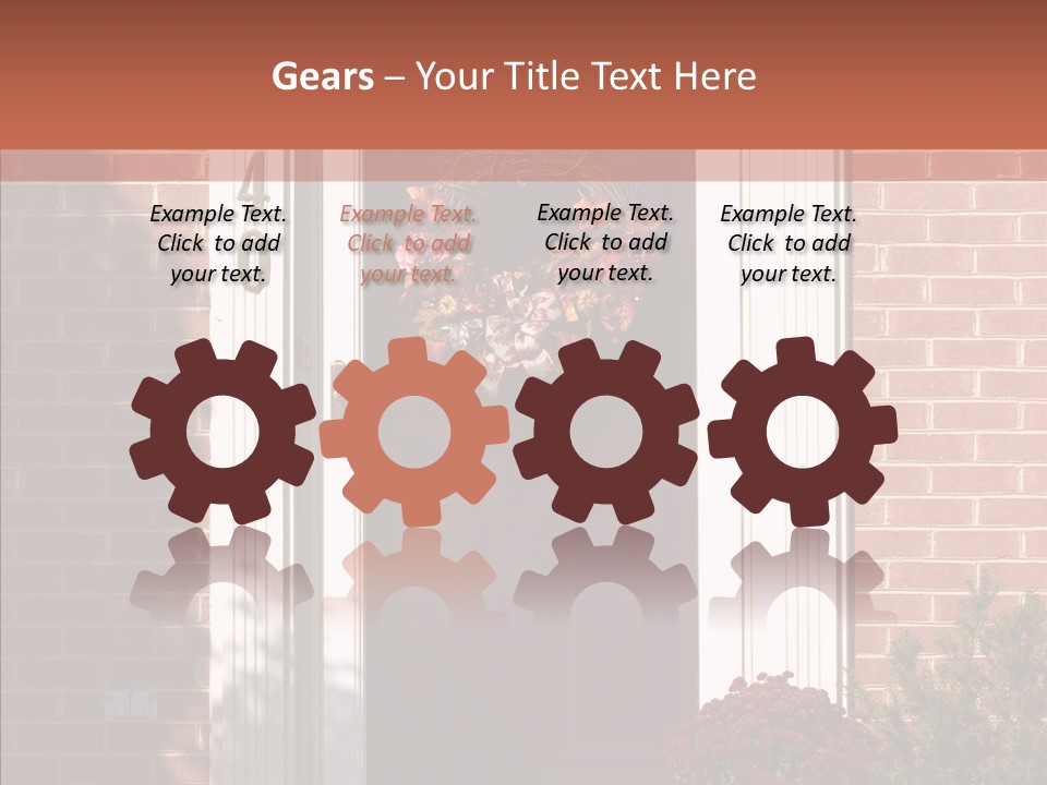 Grandmother Holding Hands Two PowerPoint Template