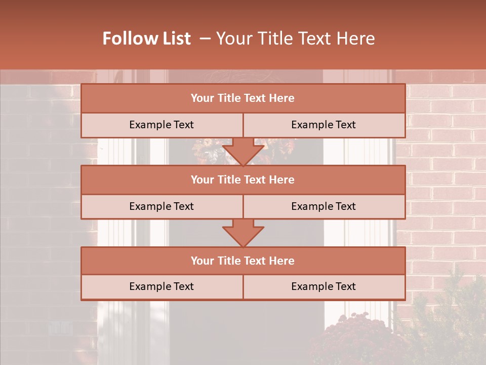 Grandmother Holding Hands Two PowerPoint Template