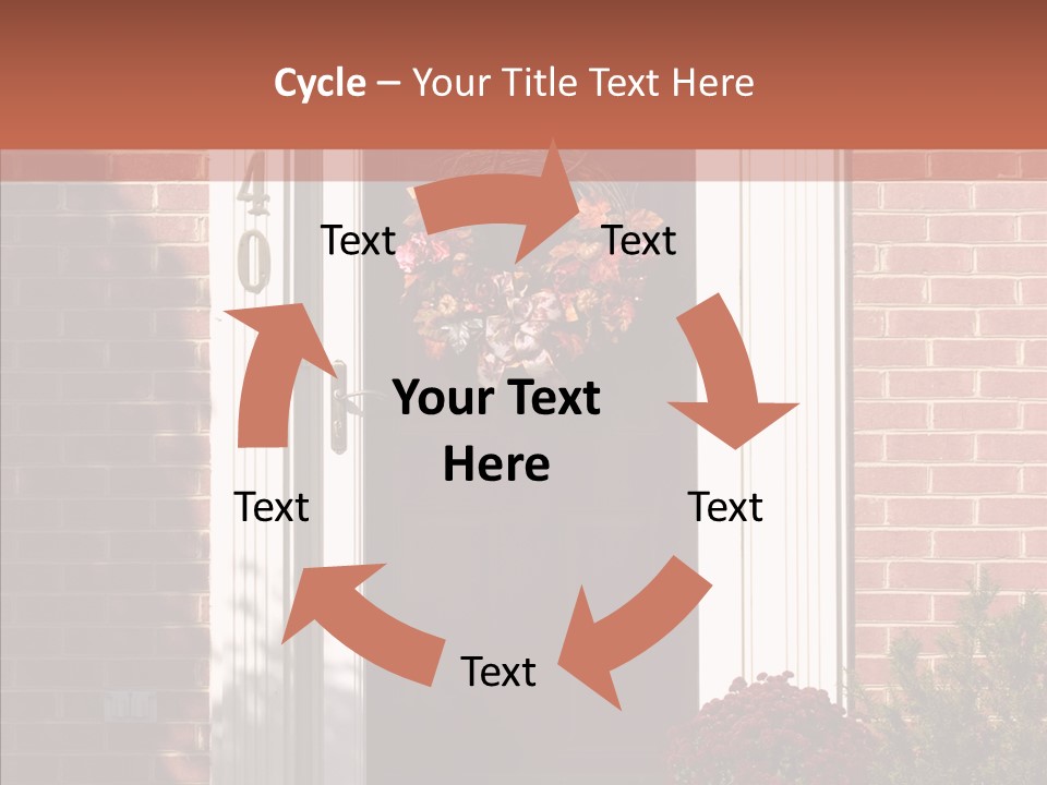 Grandmother Holding Hands Two PowerPoint Template