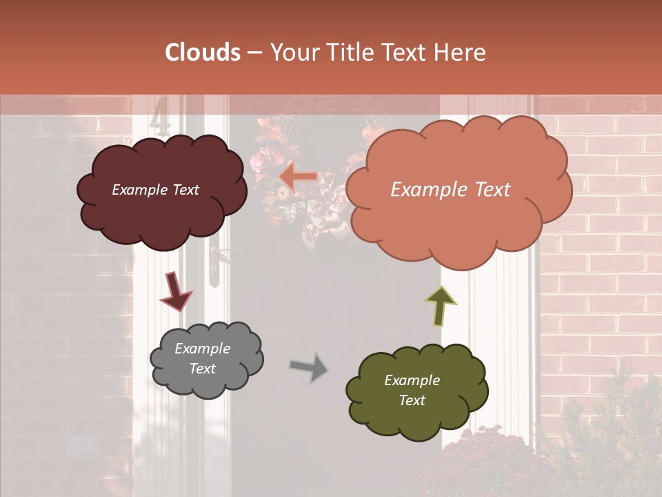 Grandmother Holding Hands Two PowerPoint Template