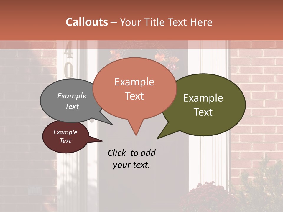 Grandmother Holding Hands Two PowerPoint Template