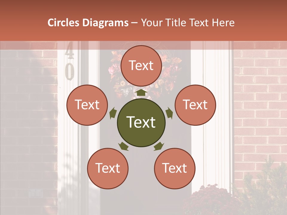 Grandmother Holding Hands Two PowerPoint Template