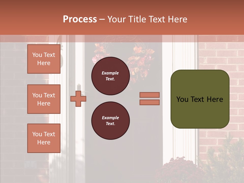 Grandmother Holding Hands Two PowerPoint Template