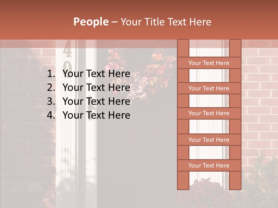 Grandmother Holding Hands Two PowerPoint Template