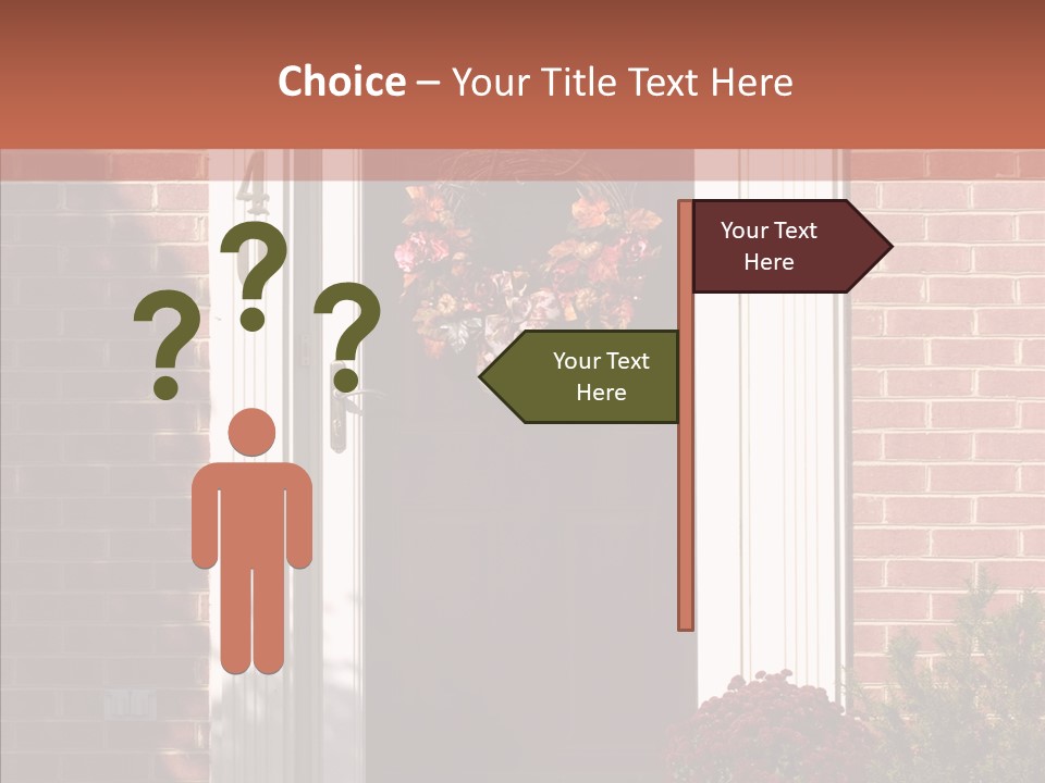 Grandmother Holding Hands Two PowerPoint Template