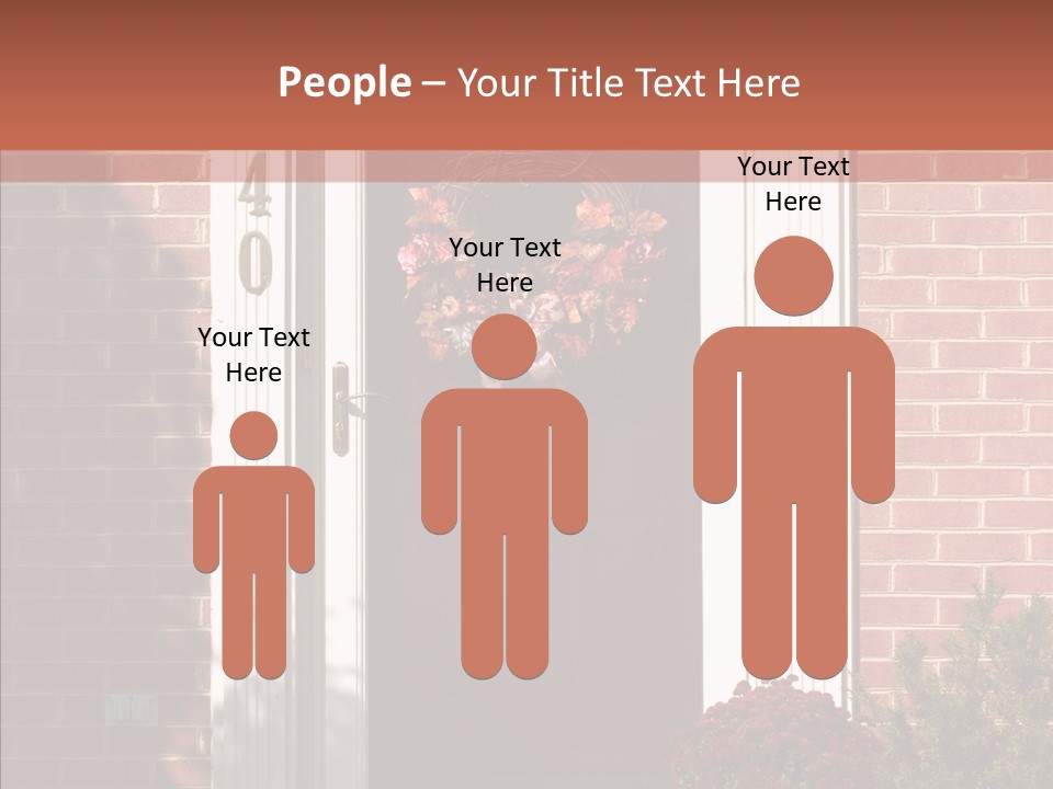 Grandmother Holding Hands Two PowerPoint Template