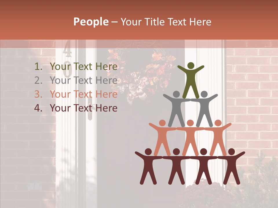 Grandmother Holding Hands Two PowerPoint Template