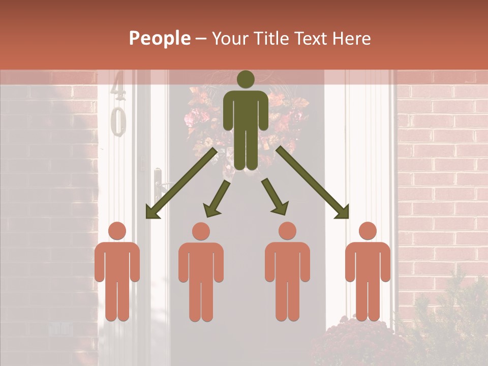 Grandmother Holding Hands Two PowerPoint Template