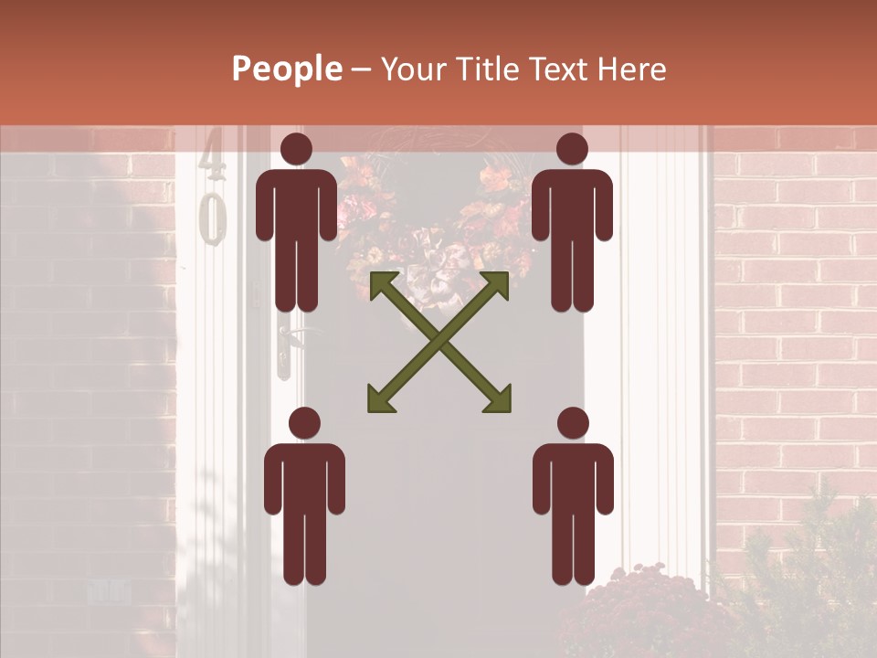 Grandmother Holding Hands Two PowerPoint Template