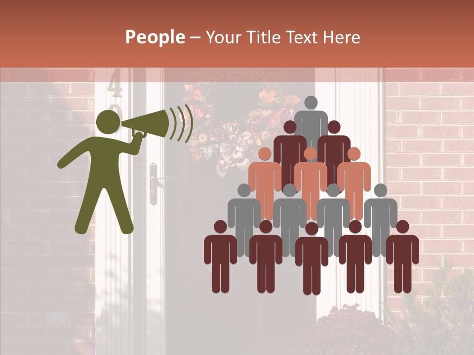 Grandmother Holding Hands Two PowerPoint Template