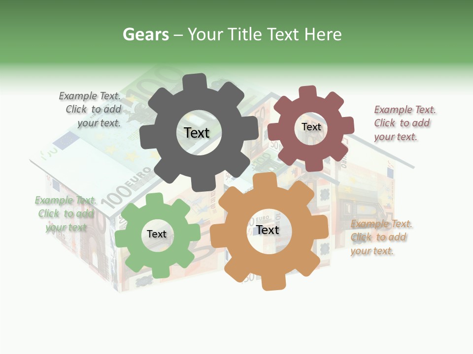 Hand Grandmother White Background PowerPoint Template