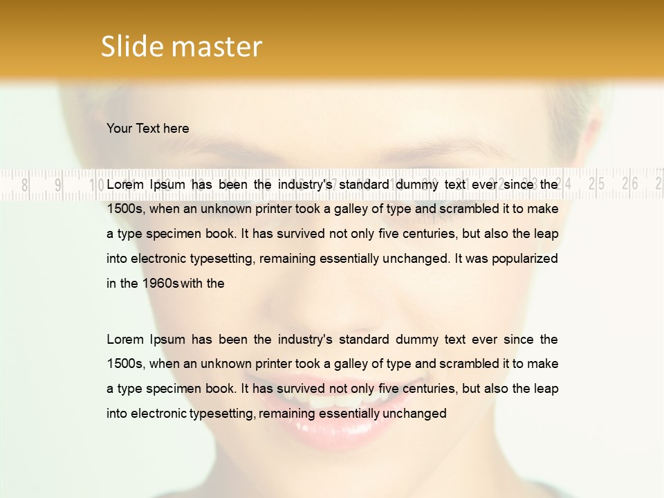 Touching Human Hold PowerPoint Template