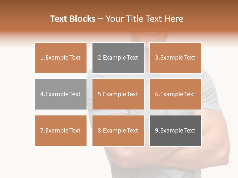 Grandmother Old Holding Hands PowerPoint Template