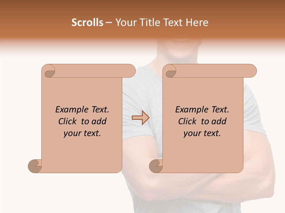 Grandmother Old Holding Hands PowerPoint Template