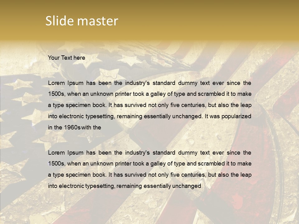 Elderly  White Background PowerPoint Template