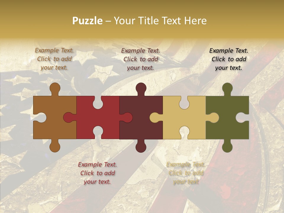 Elderly  White Background PowerPoint Template