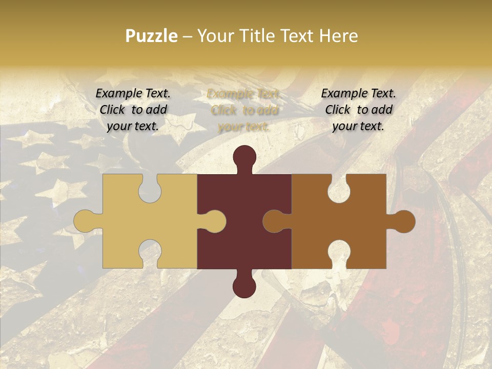 Elderly  White Background PowerPoint Template