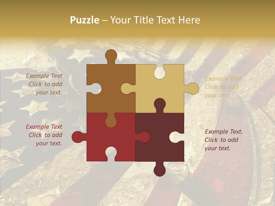 Elderly  White Background PowerPoint Template