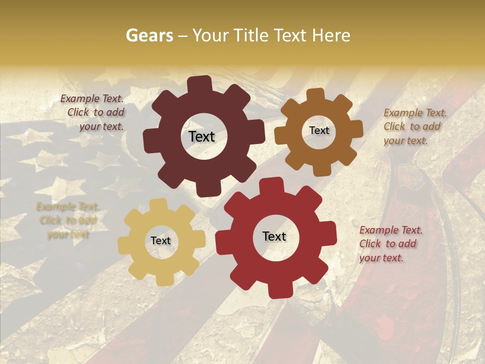 Elderly  White Background PowerPoint Template