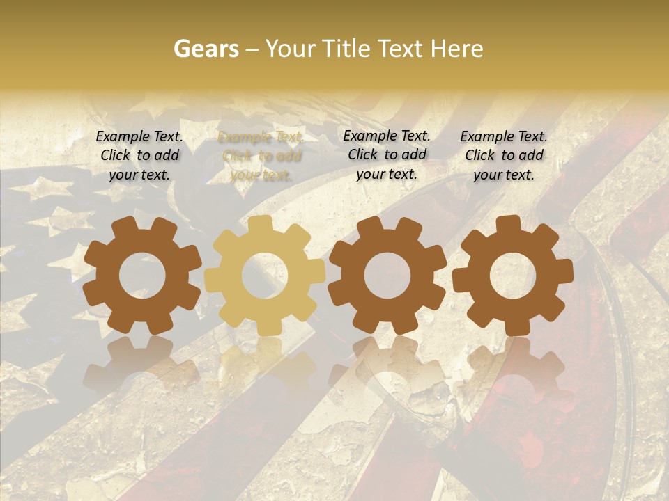 Elderly  White Background PowerPoint Template