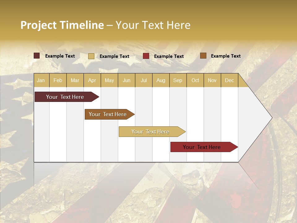 Elderly  White Background PowerPoint Template