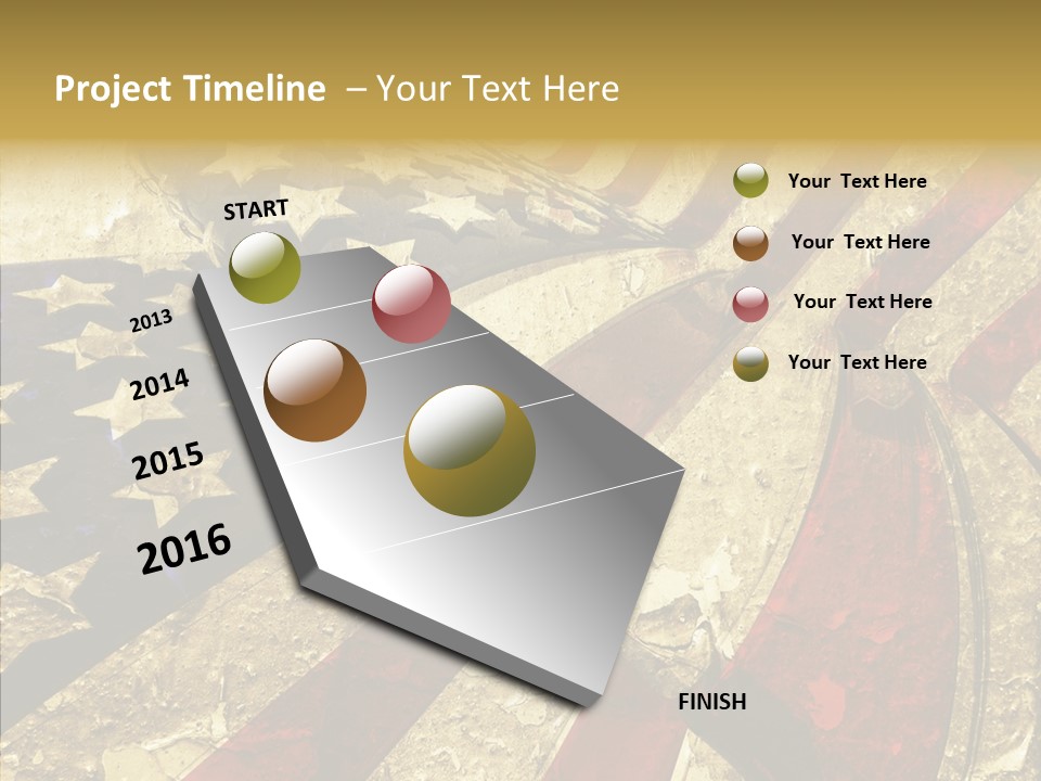 Elderly  White Background PowerPoint Template