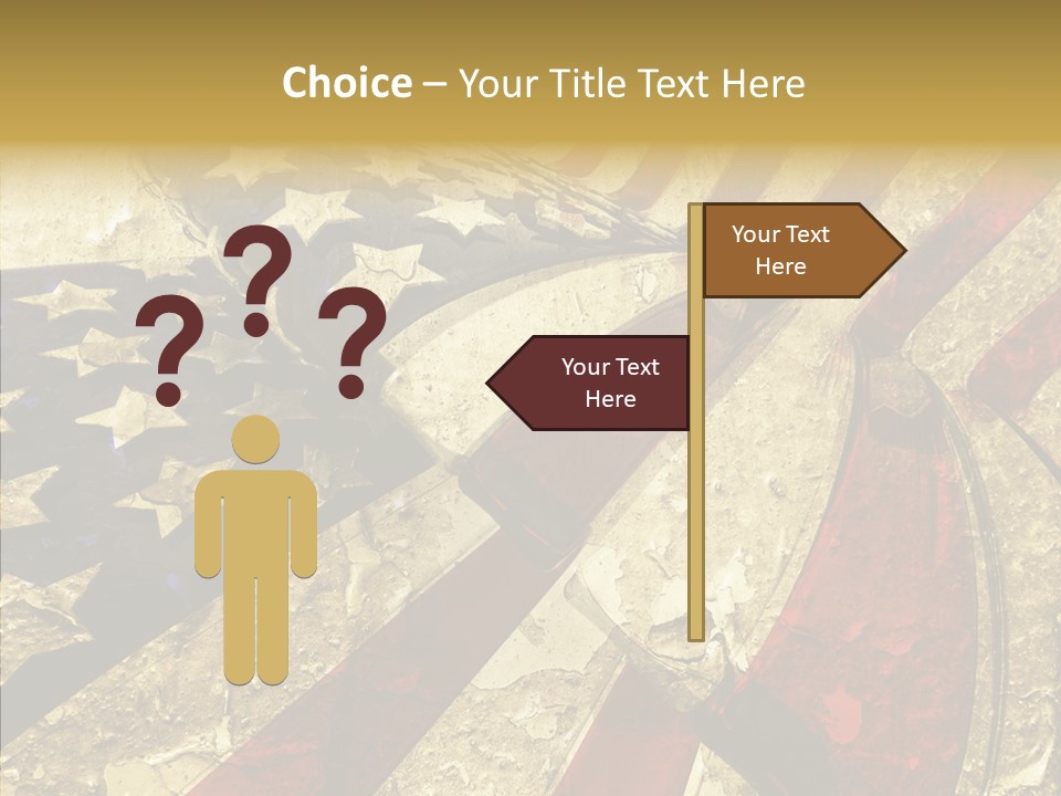 Elderly  White Background PowerPoint Template