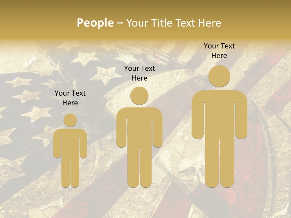 Elderly  White Background PowerPoint Template