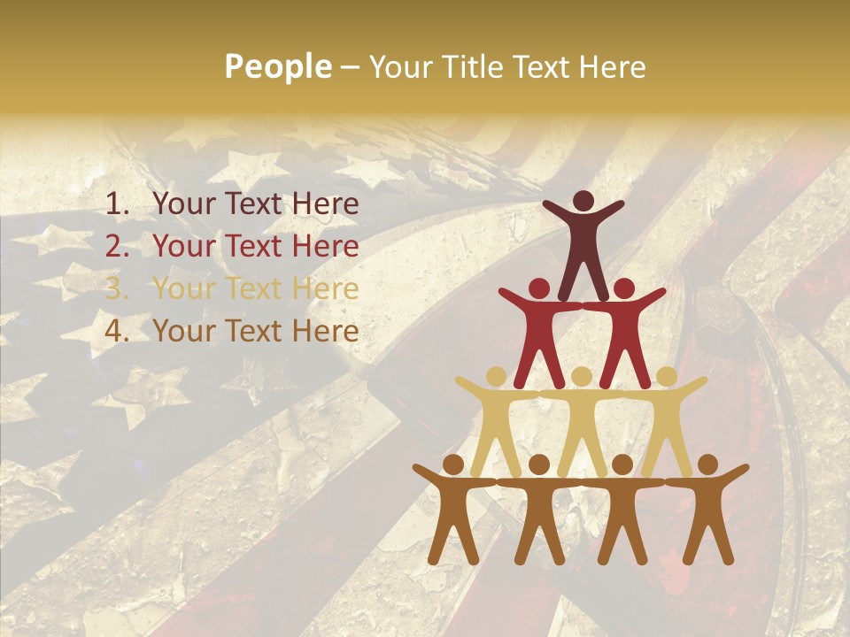 Elderly  White Background PowerPoint Template