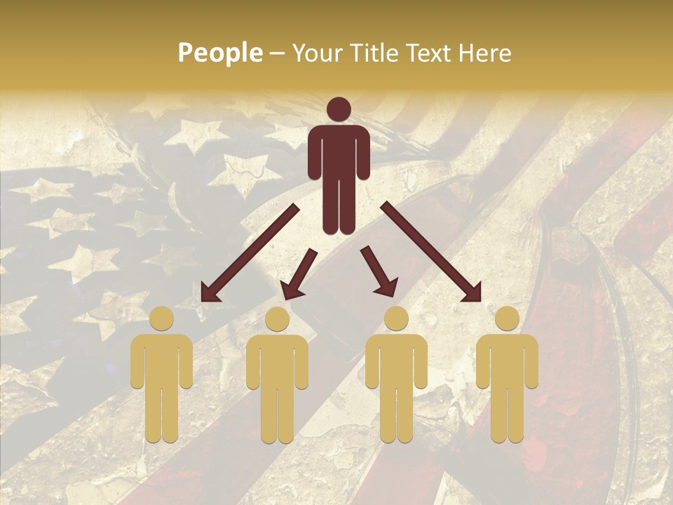 Elderly  White Background PowerPoint Template