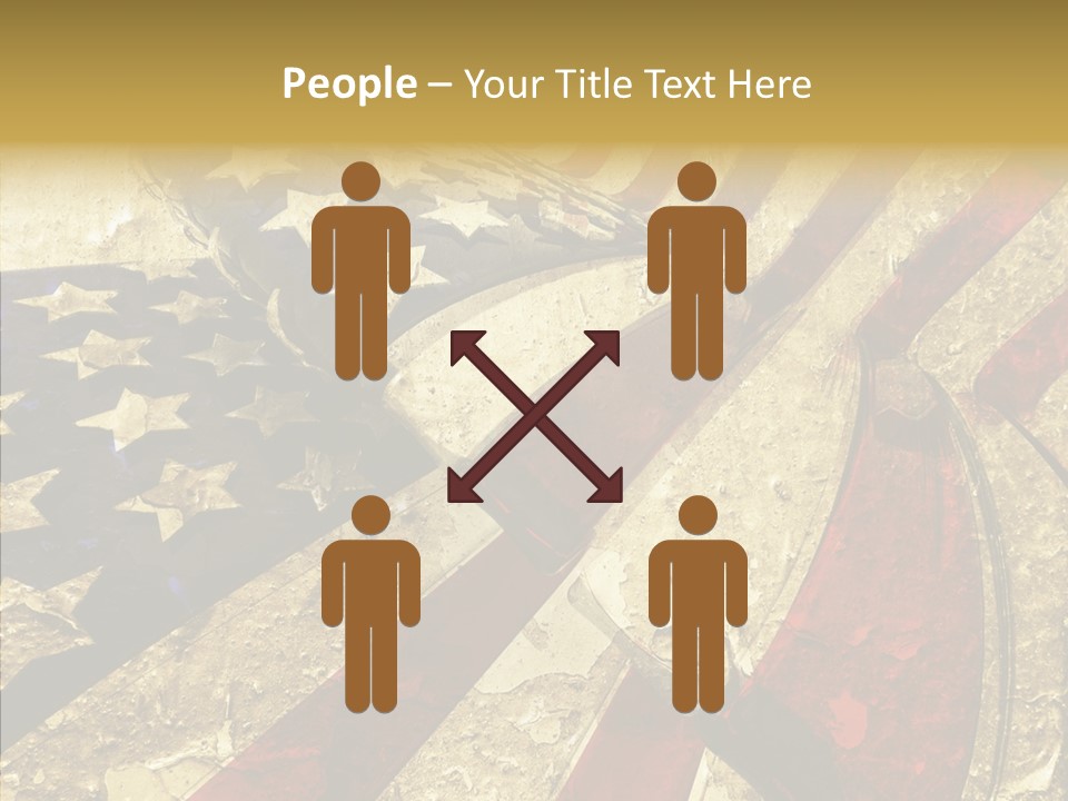 Elderly  White Background PowerPoint Template