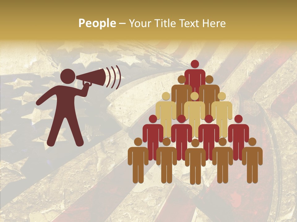 Elderly  White Background PowerPoint Template