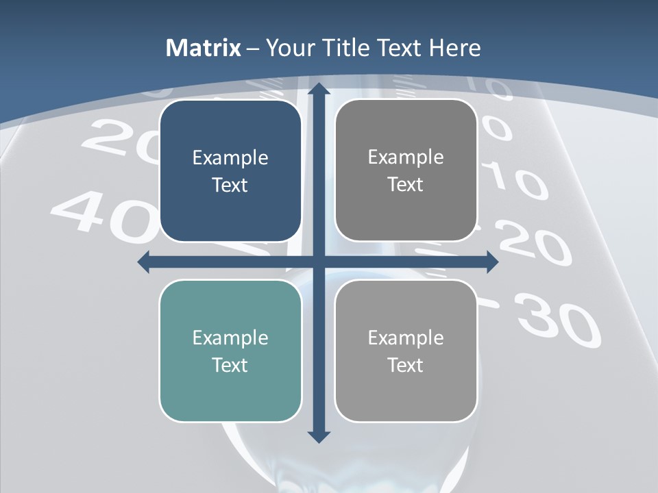 Elderly White Human PowerPoint Template