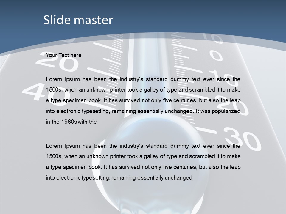 Elderly White Human PowerPoint Template