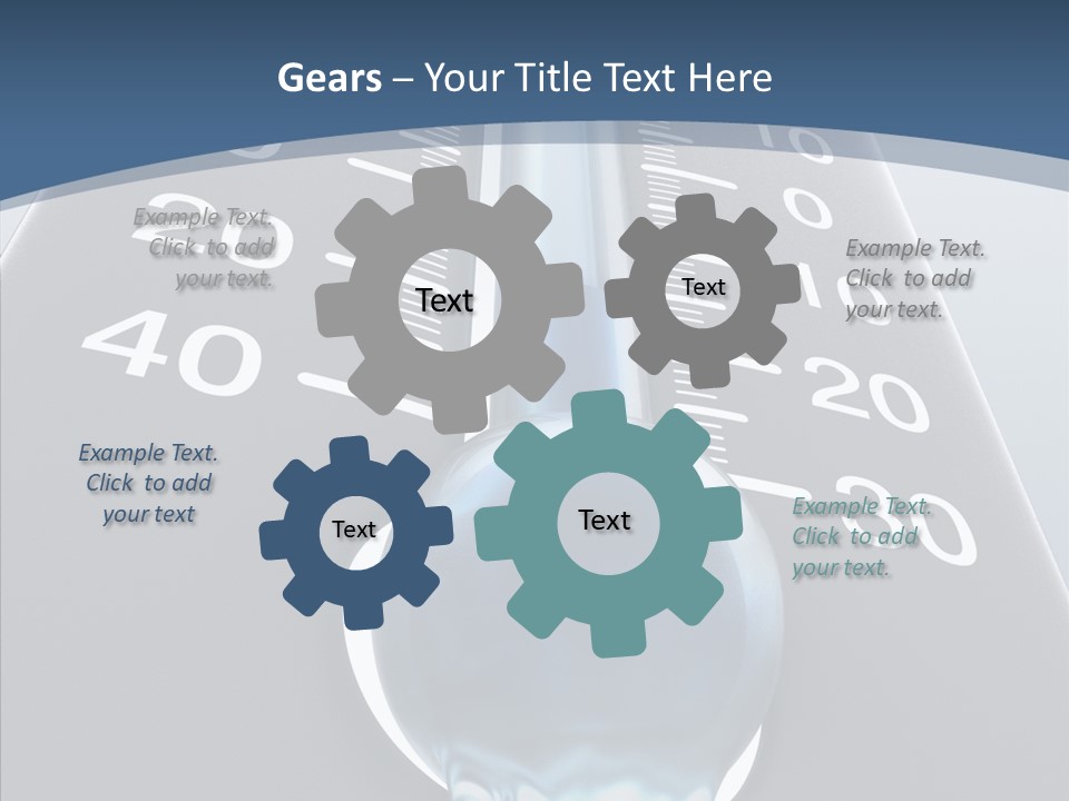 Elderly White Human PowerPoint Template