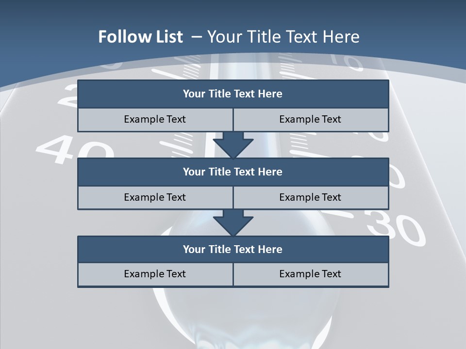 Elderly White Human PowerPoint Template