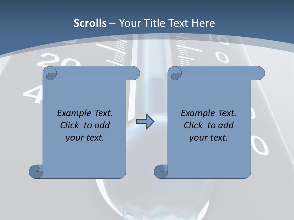 Elderly White Human PowerPoint Template
