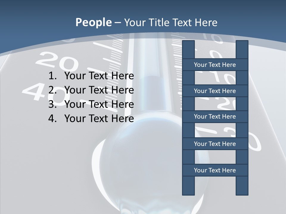 Elderly White Human PowerPoint Template