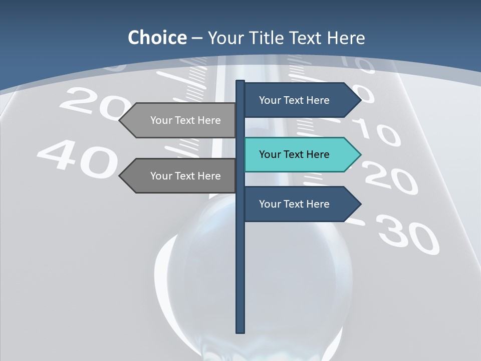 Elderly White Human PowerPoint Template