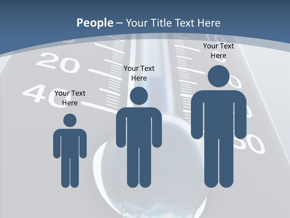 Elderly White Human PowerPoint Template