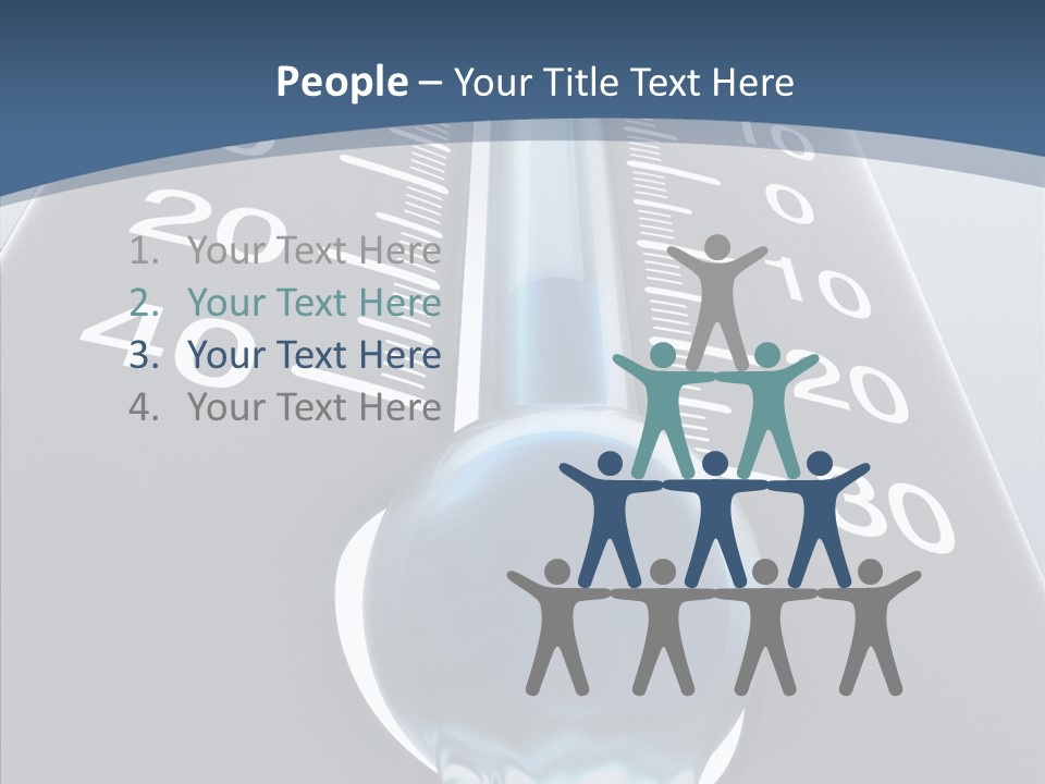 Elderly White Human PowerPoint Template