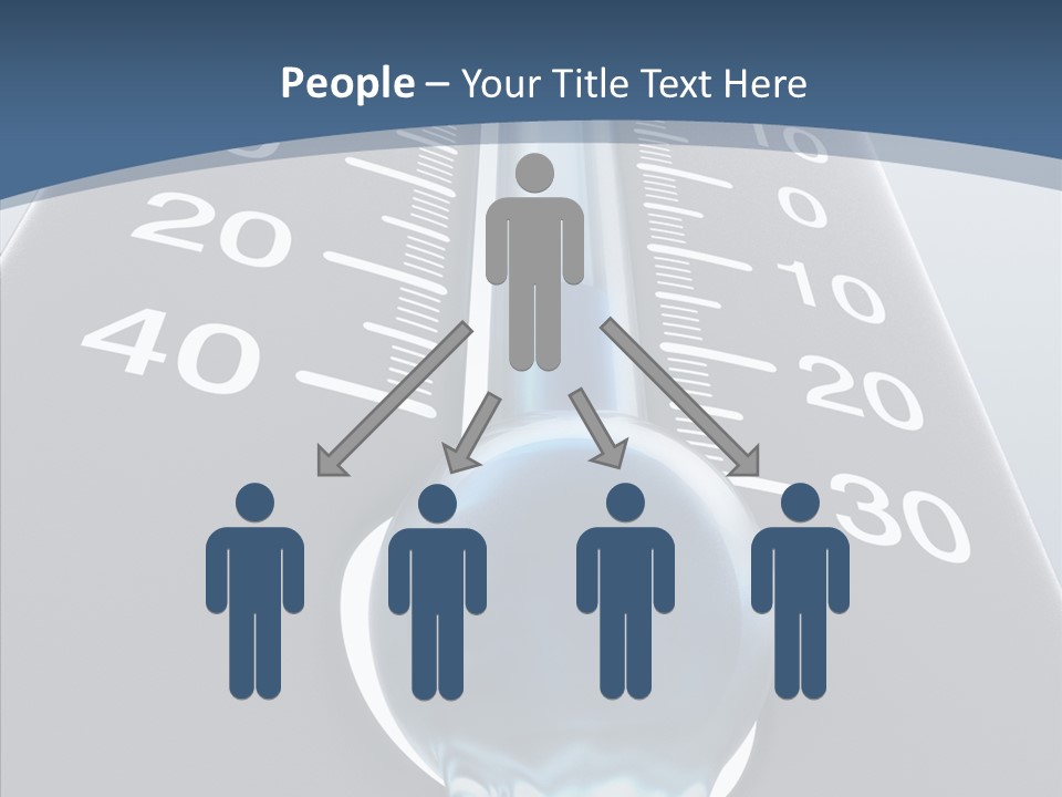 Elderly White Human PowerPoint Template