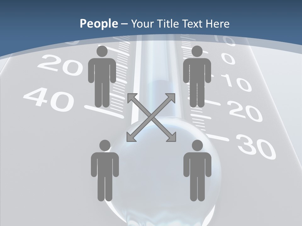 Elderly White Human PowerPoint Template